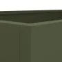 Pflanzgefäß aus kaltgewalztem Stahl in Olivgrün, 62 x 40 x 39 cm von , Töpfe und Pflanzgefäße - Ref: Foro24-841598, Preis: 57...