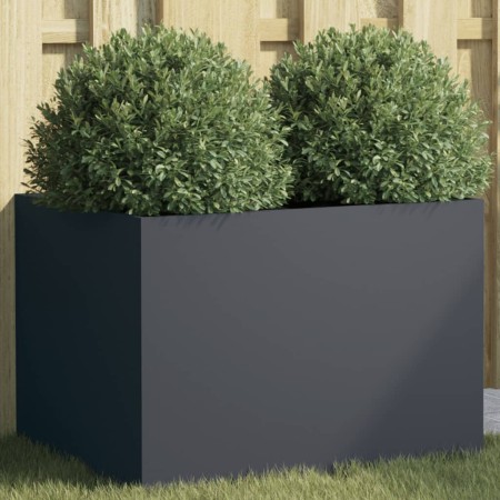 Pflanzgefäß aus kaltgewalztem Stahl in Anthrazit, 62 x 47 x 46 cm von , Töpfe und Pflanzgefäße - Ref: Foro24-841603, Preis: 7...
