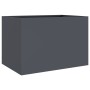 Anthracite cold rolled steel planter 62x47x46 cm by , Pots and planters - Ref: Foro24-841603, Price: 76,17 €, Discount: %