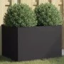 Black cold rolled steel planter 62x47x46 cm by , Pots and planters - Ref: Foro24-841601, Price: 70,85 €, Discount: %