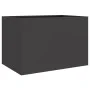 Black cold rolled steel planter 62x47x46 cm by , Pots and planters - Ref: Foro24-841601, Price: 70,85 €, Discount: %