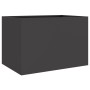 Jardinera de acero laminado en frío negro 62x47x46 cm