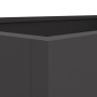Schwarzer Pflanzkasten aus kaltgewalztem Stahl, 62 x 47 x 46 cm von , Töpfe und Pflanzgefäße - Ref: Foro24-841601, Preis: 71,...