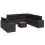 Garden sofa set 10 pieces with black synthetic rattan cushions by , Garden sets - Ref: Foro24-3225509, Price: 759,80 €, Disco...