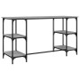 Escritorio metal madera de ingeniería gris Sonoma 140x50x75 cm de , Escritorios - Ref: Foro24-845329, Precio: 91,08 €