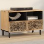 TV-Schrank aus massivem Mangoholz, 70 x 33 x 46 cm von , TV-Möbel - Ref: Foro24-358213, Preis: 88,31 €, Rabatt: %