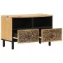 Solid mango wood TV cabinet 70x33x46 cm by , TV Furniture - Ref: Foro24-358213, Price: 87,17 €, Discount: %