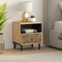 Solid mango wood bedside table 40x33x46 cm by , Nightstands - Ref: Foro24-358218, Price: 86,96 €, Discount: %