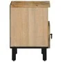Nachttisch aus massivem Mangoholz, 40 x 33 x 46 cm von , Nachttische - Ref: Foro24-358218, Preis: 85,06 €, Rabatt: %