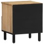 Solid mango wood bedside table 40x33x46 cm by , Nightstands - Ref: Foro24-358218, Price: 86,96 €, Discount: %