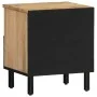 Solid mango wood bedside table 40x33x46 cm by , Nightstands - Ref: Foro24-358218, Price: 85,06 €, Discount: %
