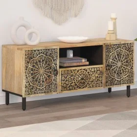 TV-Schrank aus massivem Mangoholz, 105 x 33 x 46 cm von , TV-Möbel - Ref: Foro24-358226, Preis: 193,02 €, Rabatt: %