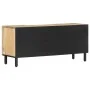 Solid mango wood TV cabinet 105x33x46 cm by , TV Furniture - Ref: Foro24-358226, Price: 193,02 €, Discount: %