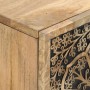 TV-Schrank aus massivem Mangoholz, 105 x 33 x 46 cm von , TV-Möbel - Ref: Foro24-358226, Preis: 197,61 €, Rabatt: %