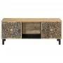 Mesa de centro de madera maciza mango 100x54x40 cm de , Mesas de centro - Ref: Foro24-358224, Precio: 195,77 €, Descuento: %