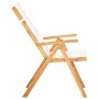 Reclining garden chairs 2 pcs solid acacia wood brown by vidaXL, Garden chairs - Ref: Foro24-45937, Price: 141,68 €, Discount: %