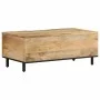 Solid mango wood coffee table 100x54x40 cm by , Coffee table - Ref: Foro24-358224, Price: 195,80 €, Discount: %