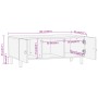 Mesa de centro de madera maciza mango 100x54x40 cm de , Mesas de centro - Ref: Foro24-358224, Precio: 199,24 €, Descuento: %
