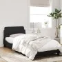 Estructura de cama con cabecero de terciopelo negro 90x190 cm de , Camas y somieres - Ref: Foro24-373094, Precio: 108,77 €, D...