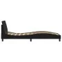 Estructura de cama con cabecero de terciopelo negro 90x190 cm de , Camas y somieres - Ref: Foro24-373094, Precio: 108,77 €, D...