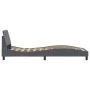 Estructura de cama con cabecero terciopelo gris oscuro 90x200cm de , Camas y somieres - Ref: Foro24-373113, Precio: 126,32 €,...