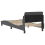 Estructura de cama con cabecero terciopelo gris oscuro 90x200cm de , Camas y somieres - Ref: Foro24-373113, Precio: 126,32 €,...