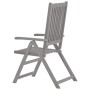 Verstellbare Gartenstühle 2 Stk. massives Akazienholz grau von vidaXL, Gartenstühle - Ref: Foro24-45938, Preis: 139,19 €, Rab...