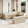 14-piece garden sofa set with beige synthetic rattan cushions by , Garden sets - Ref: Foro24-3223902, Price: 864,97 €, Discou...