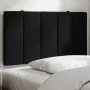 Cabecero de cama acolchado terciopelo negro 90 cm de , Cabeceros y pies de cama - Ref: Foro24-374651, Precio: 35,04 €, Descue...