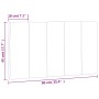 Mit schwarzem Samt gepolstertes Kopfteil 90 cm von , Kopf- und Fußteile - Ref: Foro24-374651, Preis: 35,47 €, Rabatt: %