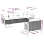 Garden sofa set with beige cushions 8 pcs PE rattan by , Garden sets - Ref: Foro24-3260232, Price: 541,34 €, Discount: %