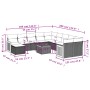 12-piece garden sofa set and brown synthetic rattan cushions by , Garden sets - Ref: Foro24-3260658, Price: 796,75 €, Discoun...