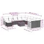 12-piece garden sofa set and brown synthetic rattan cushions by , Garden sets - Ref: Foro24-3260658, Price: 825,10 €, Discoun...
