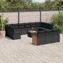 14-teiliges Gartensofa-Set mit schwarzen synthetischen Rattankissen von , Gartensets - Ref: Foro24-3260543, Preis: 849,41 €, ...