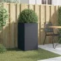 Anthracite cold rolled steel planter 42x38x75 cm by , Pots and planters - Ref: Foro24-841579, Price: 71,39 €, Discount: %