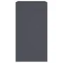 Anthracite cold rolled steel planter 42x38x75 cm by , Pots and planters - Ref: Foro24-841579, Price: 71,39 €, Discount: %
