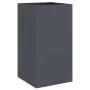 Anthracite cold rolled steel planter 42x38x75 cm by , Pots and planters - Ref: Foro24-841579, Price: 71,39 €, Discount: %