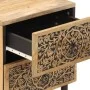Bedside tables 2 pcs solid mango wood 40x33x46 cm by , Nightstands - Ref: Foro24-358211, Price: 187,31 €, Discount: %
