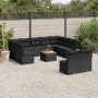 Gartensofa-Set 12-teilig mit schwarzen synthetischen Rattankissen von , Gartensets - Ref: Foro24-3223885, Preis: 677,07 €, Ra...