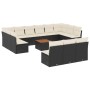 14-piece garden sofa set with black synthetic rattan cushions by , Garden sets - Ref: Foro24-3223900, Price: 737,79 €, Discou...