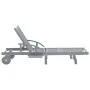 Graue Gartenliege aus massivem Akazienholz von vidaXL, Liegen - Ref: Foro24-45939, Preis: 172,56 €, Rabatt: %