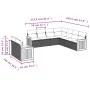 9-teiliges Gartensofa-Set mit beigen synthetischen Rattankissen von , Gartensets - Ref: Foro24-3260183, Preis: 635,13 €, Raba...