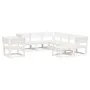 Gartenmöbel-Set 8-teilig aus massivem weißem Kiefernholz von , Gartensets - Ref: Foro24-3216941, Preis: 739,23 €, Rabatt: %