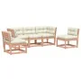Set de sofás jardín 5 pzas con cojines madera maciza Douglas de , Conjuntos de jardín - Ref: Foro24-3216983, Precio: 503,23 €...
