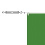 Toldo vertical verde claro 100x600 cm tela oxford