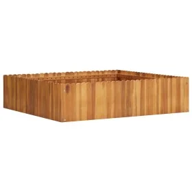 Blumenbeet aus massivem Akazienholz, 100 x 100 x 25 cm von vidaXL, Töpfe und Pflanzgefäße - Ref: Foro24-45922, Preis: 85,93 €...
