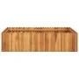 Blumenbeet aus massivem Akazienholz, 100 x 100 x 25 cm von vidaXL, Töpfe und Pflanzgefäße - Ref: Foro24-45922, Preis: 85,93 €...