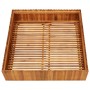 Blumenbeet aus massivem Akazienholz, 100 x 100 x 25 cm von vidaXL, Töpfe und Pflanzgefäße - Ref: Foro24-45922, Preis: 87,57 €...
