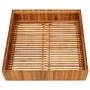 Blumenbeet aus massivem Akazienholz, 100 x 100 x 25 cm von vidaXL, Töpfe und Pflanzgefäße - Ref: Foro24-45922, Preis: 85,93 €...