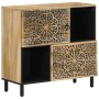 Armario auxiliar madera maciza de mango 80x33x75 cm de , Aparadores - Ref: Foro24-358239, Precio: 179,53 €